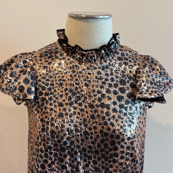 Leopard Sequin Dress - Picture 2 of 5